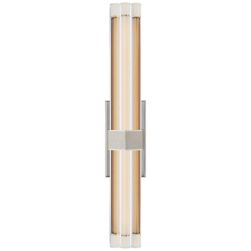 Fascio 24" Crystal Wall Sconce in Polished Nickel