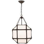 Morris Small 3-Light Lantern Pendant in Antique Zinc