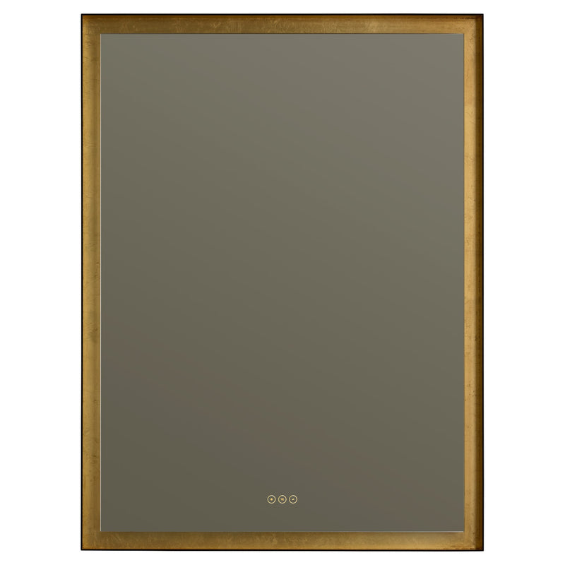 Dorato 36x48 LED Mirror in Gold Leaf