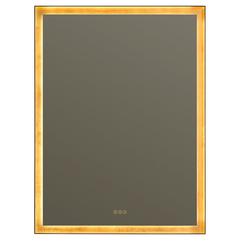 Dorato 36x48 LED Mirror in Gold Leaf
