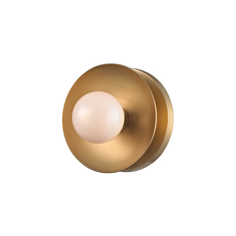 Julien Bath Sconce in Aged Brass