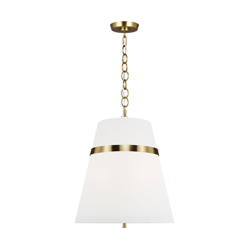 Cordtlandt 3-Light Large Pendant in Burnished Brass