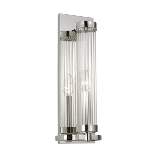 Demi Bath Sconce in Polished Nickel
