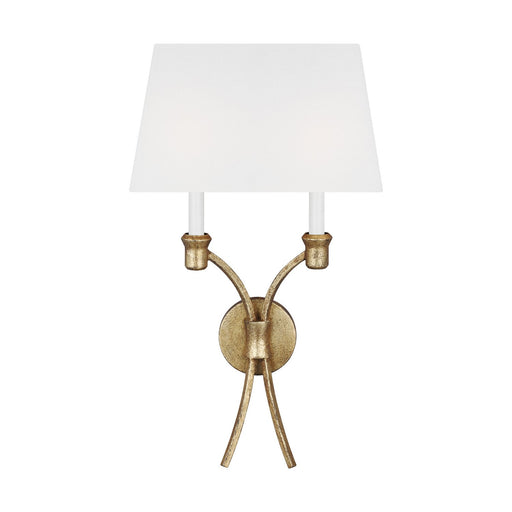 Westerly 2-Light Wall Sconce in Antique Gild