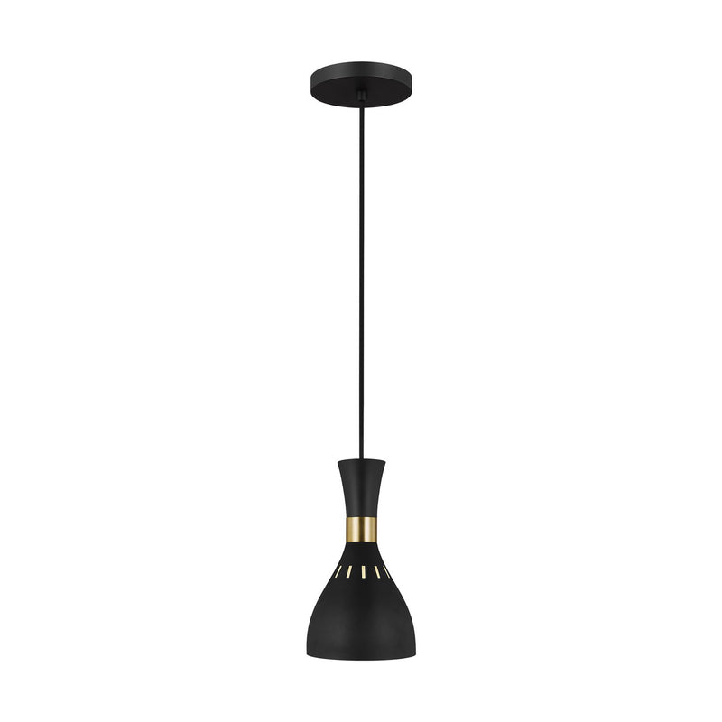 Joan Mini Pendant in Midnight Black