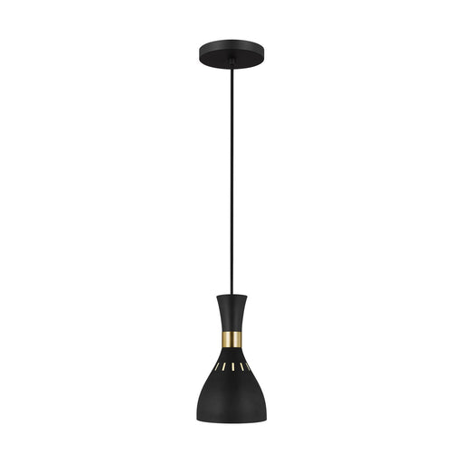 Joan Mini Pendant in Midnight Black