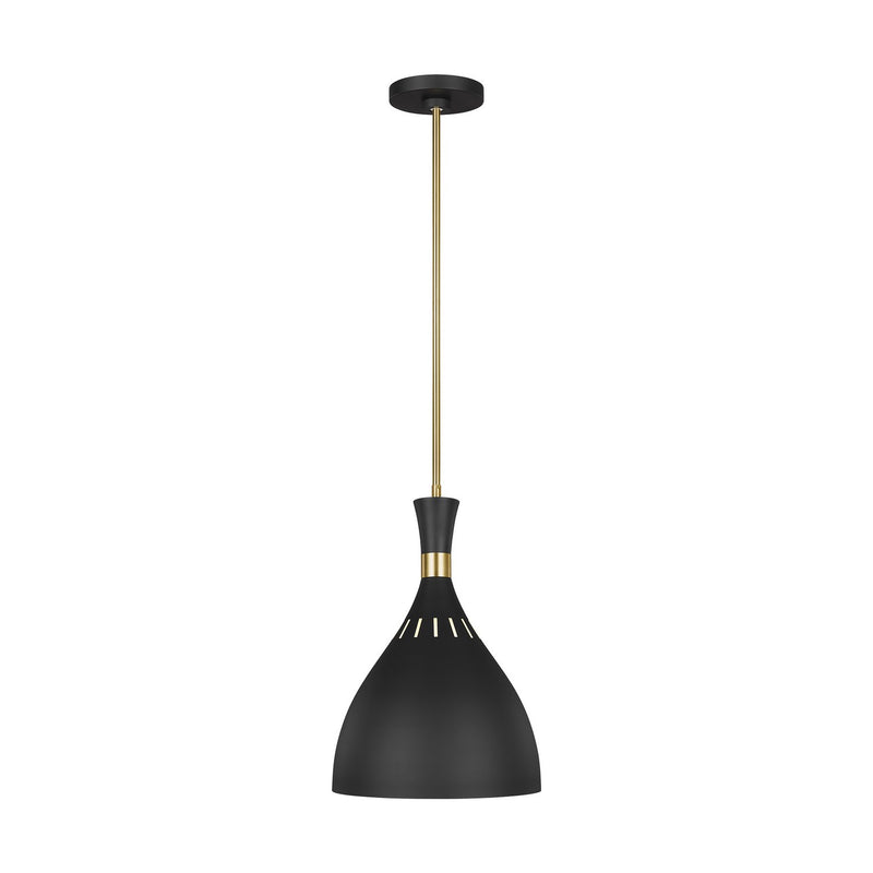 Joan Large Pendant in Midnight Black