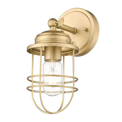Seaport Wall Sconce in Brushed Champagne Brass