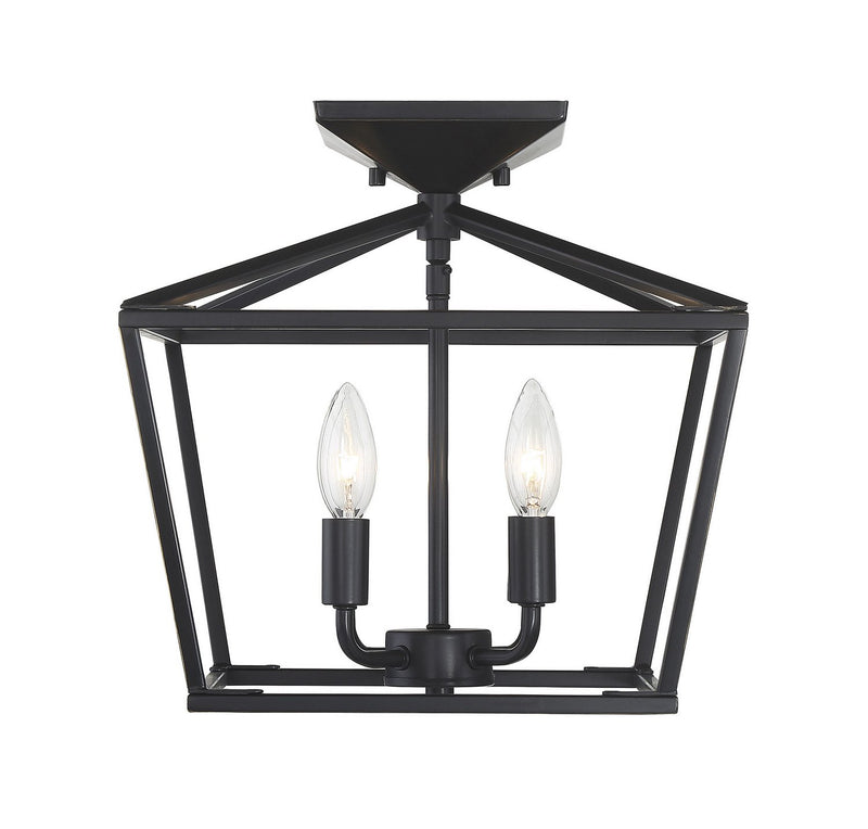 Townsend 4-Light Semi-Flush Mount in Classic Bronze