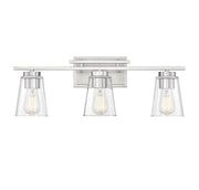 Calhoun 3-Light Bath Vanity Light in Satin Nickel