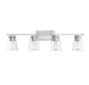 Calhoun 4-Light Bath Vanity Light in Satin Nickel