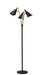 Nadine Three Light Floor Lamp in Matte Black