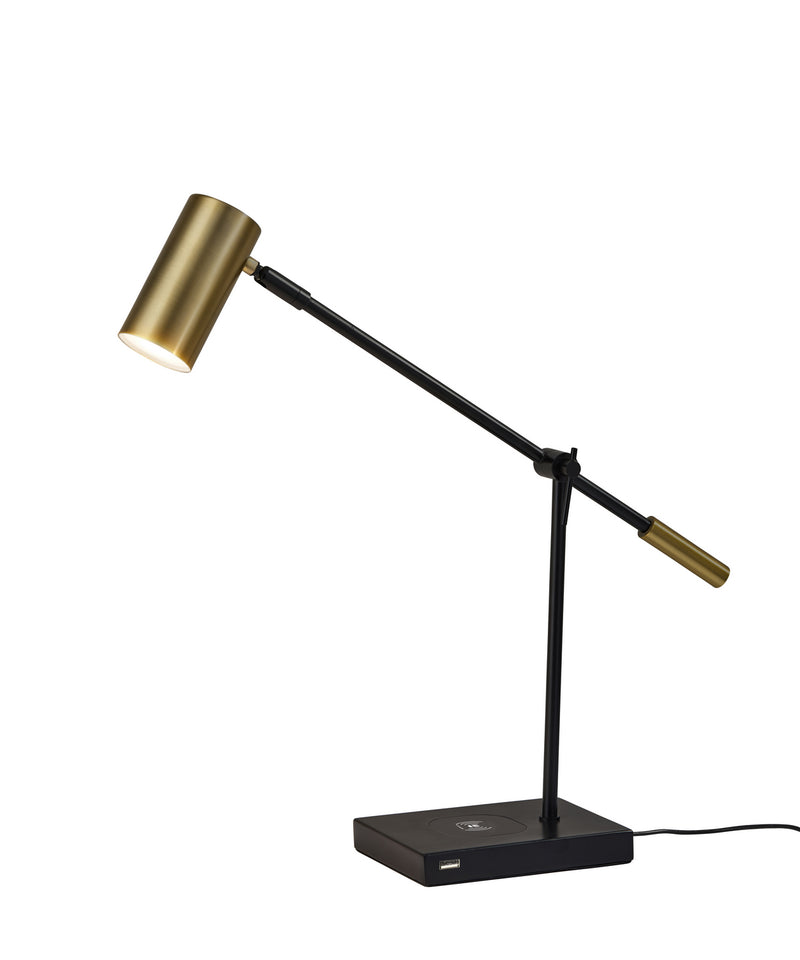 Collette LED Desk Lamp in Black