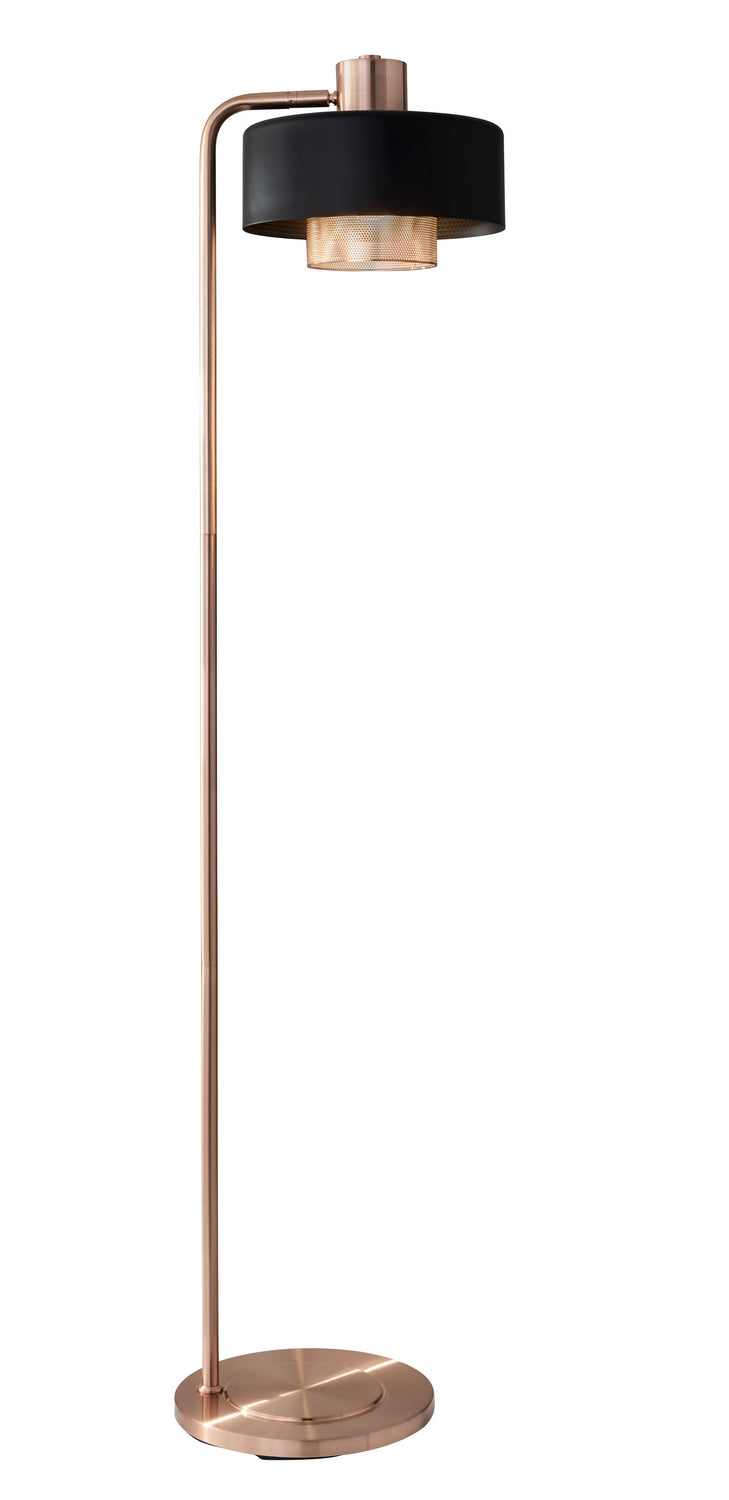 Bradbury Floor Lamp in Brushed Copper - Lamps Expo