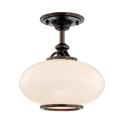 Canton Large Semi-Flush Mount in Old Bronze