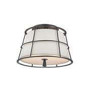 Savona 2-Light Semi-Flush Mount in Old Bronze