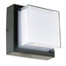 Geo LED Wall Fixture in Matte Black/Silica