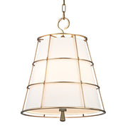 Savona 3-Light Pendant in Aged Brass