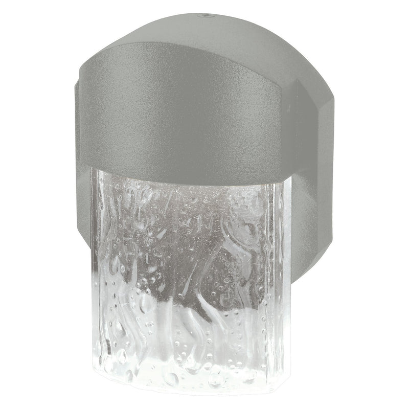 Mist LED Outdoor Wall Lantern in Satin