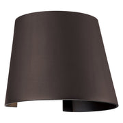 Square LED Outdoor Wall Washer in Bronze