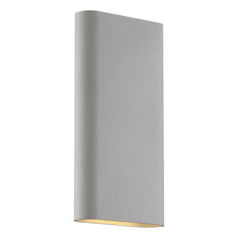 Lux 12" LED Outdoor Wall Sconce in Satin