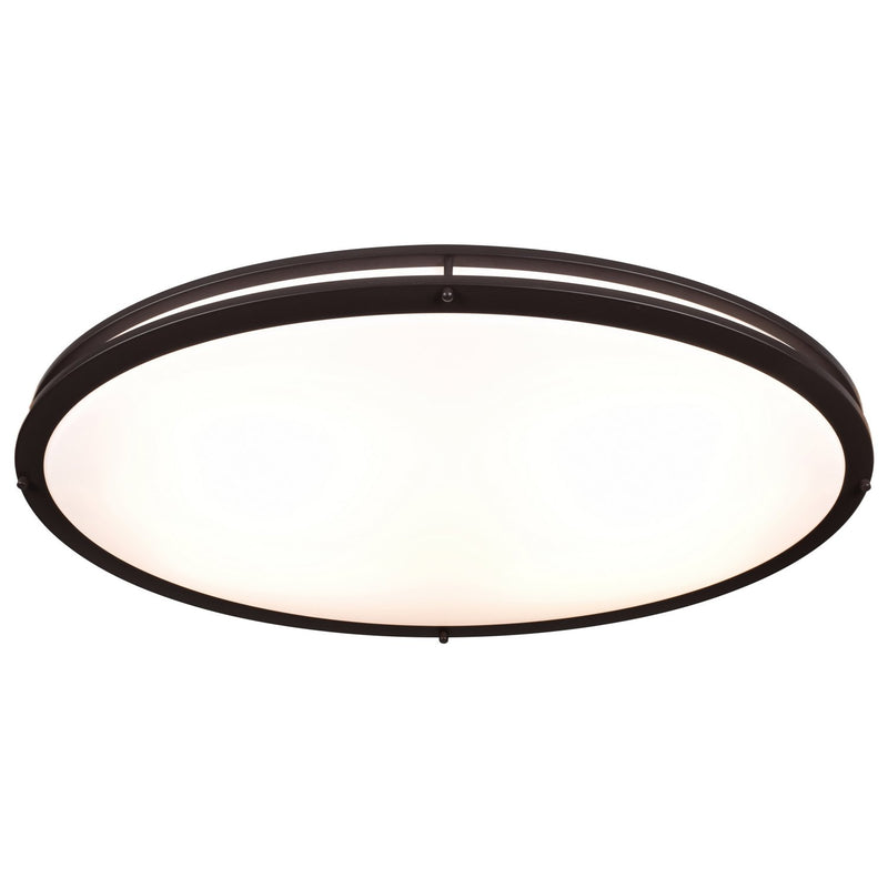 Solero Oval LED Flush Mount in Bronze