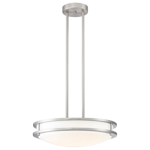 Solero LED Pendant in Brushed Steel