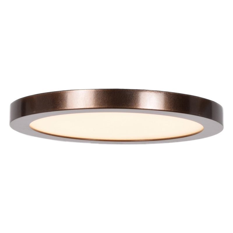 Disc 5.5" LED Flush Mount in Bronze