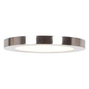 Disc 7.5" LED Flush Mount in Brushed Steel