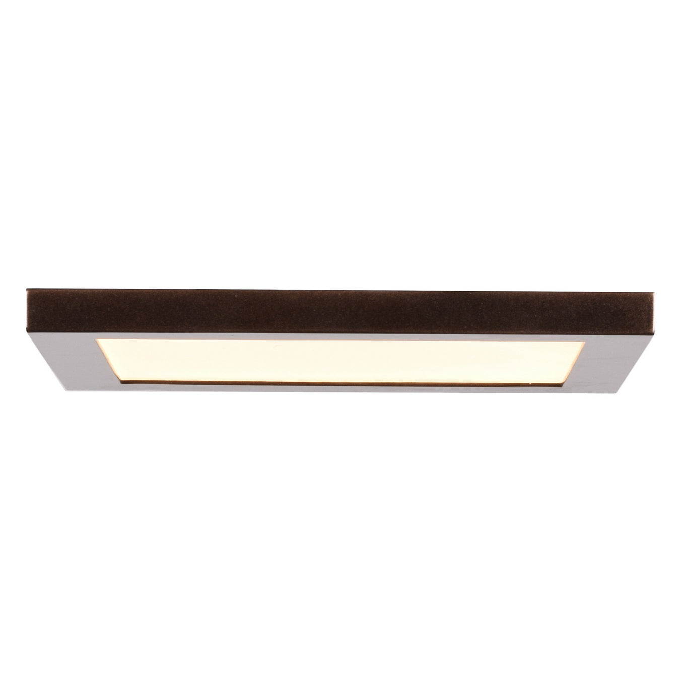 Boxer (s) LED Square Flush Mount in Bronze Finish