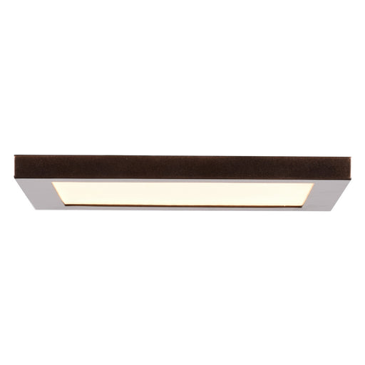 Boxer (s) LED Square Flush Mount in Bronze Finish