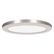 ModPLUS 9" LED Flush Mount in Brushed Steel