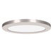 ModPLUS (m) 120-277v LED Round Flush Mount in Brushed Steel Finish