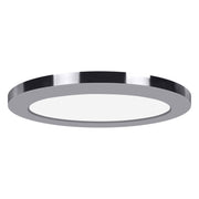 ModPLUS (l) 120-277v LED Round Flush Mount in Chrome Finish