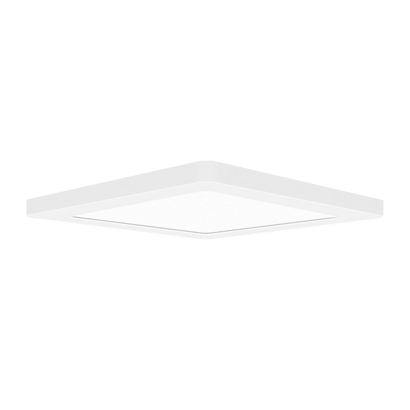 ModPLUS (m) 120-277v LED Square Flush Mount in White Finish