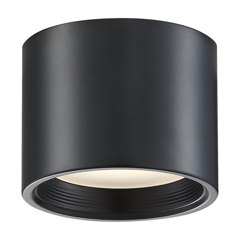 Reel Small LED Flush Mount in Black
