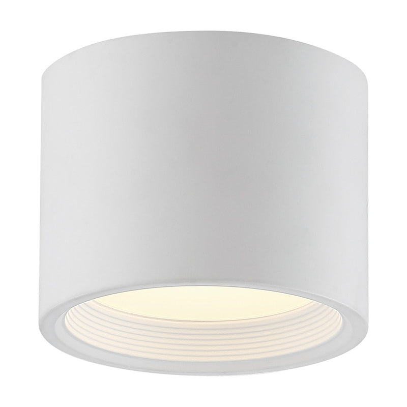 Reel Small LED Flush Mount in White