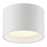 Reel Large LED Flush Mount in White