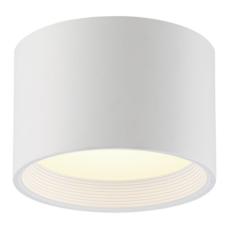 Reel Large LED Flush Mount in White