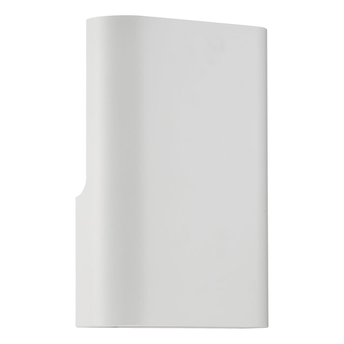 Punch 1 Light Wall Washer in White Finish