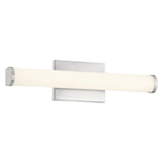 Arc 18" LED Bath Vanity Light in Brushed Steel