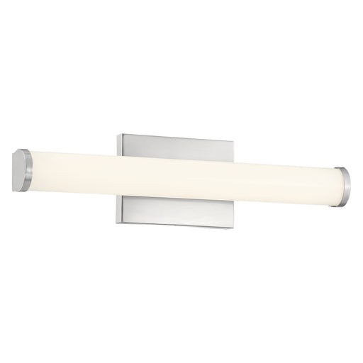 Arc Dimmable LED Vanity in Brushed Steel Finish