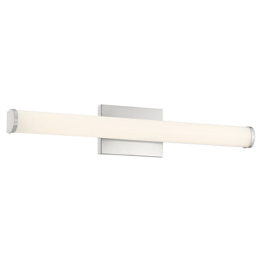 Arc Dimmable LED Vanity in Brushed Steel Finish