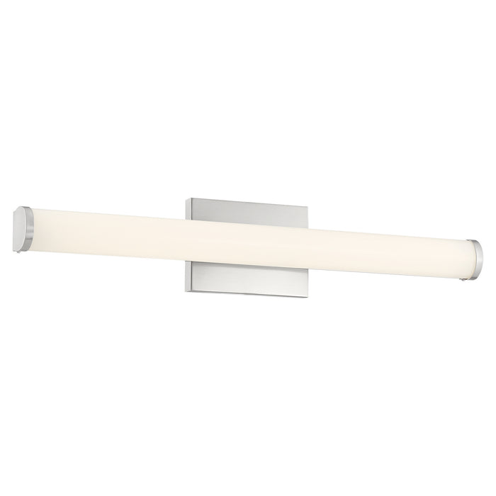 Arc Dimmable LED Vanity in Brushed Steel Finish
