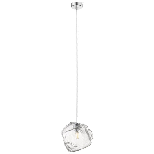 Boulder LED Mini Pendant in Mirrored Stainless Steel