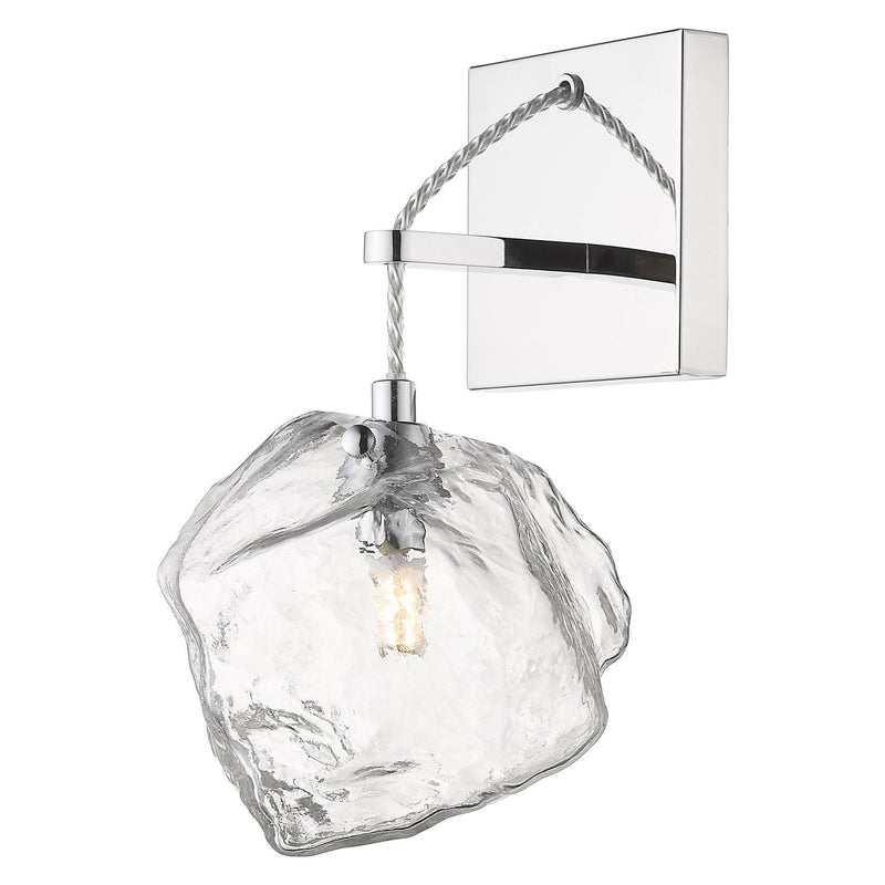 Boulder LED Bath Sconce in Mirrored Stainless Steel