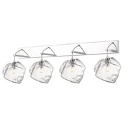 Boulder 4-Light LED Bath Vanity Light in Mirrored Stainless Steel