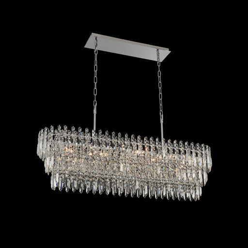 Pandoro 10-Light Linear Pendant in Polished Chrome