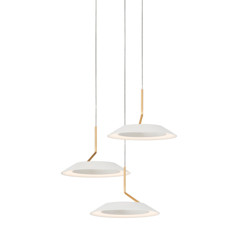 Royyo Circular with 3 Pendants - Lamps Expo
