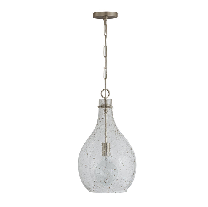 Rabun 1-Light Pendant in Brushed Nickel - Lamps Expo